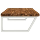  Polica za Lavabo - Umivaonik s prirodnim rubom montirana na zid - Prirodna i bijela 100 x 50 x 24 cm Četvrtasto | shoptok.hr