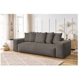 Bobochic Paris Siva/smeđa sofa od samta 280 cm Voltaire – | shoptok.hr