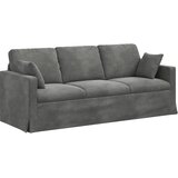  Set sofe 2 pcs Tamno siva 198 x 78 x 80 cm Baršun | shoptok.hr