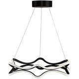 Opviq jades black - white light black chandelier Cene