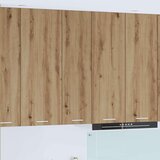 vidaXL viseći ormarić s policom riga umjetnički hrast 30 x 31 x 100 cm | shoptok.hr