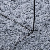  Košata preproga moderna modra Ø 100 cm | Shoptok.si