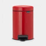 Brabantia Koš za smeti 3 L, rdeč | Shoptok.si