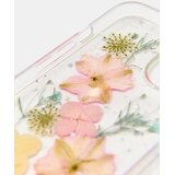 Sinsay Prozirna maskica za iPhone 13/14 sa sušenim ružičastim cvijećem i šljokicama | shoptok.hr