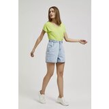 Moodo Women's denim shorts with high waist - light blue | Eponuda.ba