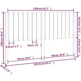  Posteljno vzglavje belo 165,5x4x100 cm trdna borovina, (20646929) | Shoptok.si