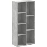  Regal za knjige siva boja betona 50x25x105 cm konstruirano drvo | shoptok.hr