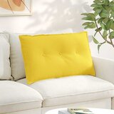  Jastuk za leđa Svijetlo žuta 80 x 19 x 50 cm tkanina | shoptok.hr