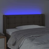  Posteljno vzglavje taupe 83x16x78/88 cm blago, (20938570) | Shoptok.si