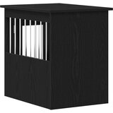 vidaXL Namještaj za pseću kabinu crni hrast 62x45x59 cm inženjerski drvo | shoptok.hr