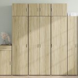 vidaXL Visoka omara sonoma hrast 70x42,5x185 cm inženirski les Cene