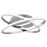 Tri O led stropna svetilka v srebrni barvi lane – | Shoptok.si
