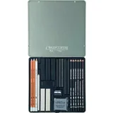 Black & White Box - 25-delni set - kovinski etui