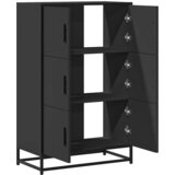  Visoka ploča crna 68x35x106,5 cm Konstruirano drvo i metal | shoptok.hr