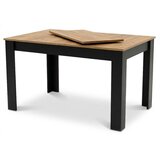  Pravokutni rastezljivi stol 120–160 × 80 cm za kuhinju i blagovaonicu, za 4–6 osoba, craft hrast | shoptok.hr