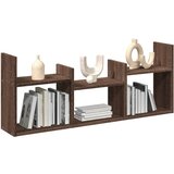 vidaXL Stenska omarica 100x18x40 cm rjavi hrast inženirski les | Shoptok.si
