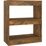 Ormarić za knjige / pregrada boja dimljenog hrasta 60x30x72 cm | shoptok.hr