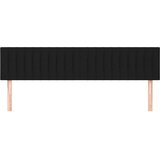  Uzglavlja 2 kom crna 90x5x78/88 cm od tkanine | shoptok.hr