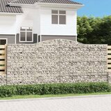  Lučne gabionske košare 3 kom 400x50x180/200cm pocinčano željezo Cijene
