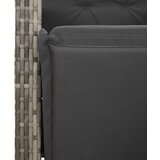  9-dijelni vrtni bistro set od poliratana s jastucima sivi | shoptok.hr