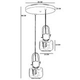 Opviq luster 2617361, Zlatne boje | Eponuda.com