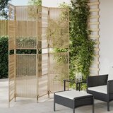 Furnova Pregrada za sobo 4 plošče bež poli ratan, (21929885) | Shoptok.si