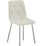 Libra stolica - bež tkanina / kromirane noge x 1 | shoptok.hr
