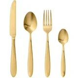 4-dijelni set pribora zlatne boje Cutlery Eleganza