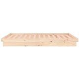  Posteljni okvir 135x190 cm trden les, (20905039) | Shoptok.si