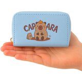  Novčanik s dva odjeljka i pretincima za kartice Kapybara plava 12,5 x 8,5 cm | shoptok.hr