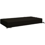  Jastuk za sjedalo SOEST 100% poliester Crna 120 x 60 x 15 cm - Crna 120 x 60 x 15 cm Melange | shoptok.hr