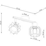  Sollux SL.1112 - Spot svetiljka BELUCI 2xE14/40W/230V bela | Eponuda.com