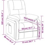  Masažni stol rjavo blago, (20580302) | Shoptok.si
