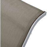  Ležalnik 2 kosa z mizico aluminij taupe barve | Shoptok.si