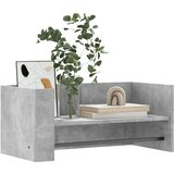  Zidna polica siva boja betona 70,5x35x30,5 cm konstruirano drvo | shoptok.hr
