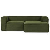 Kave Home Zelen kotni žametni kavč (desni kot) Blok - Kave Home | Shoptok.si