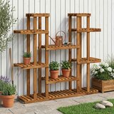  Stalak za biljke Prirodna 123 x 25 x 114,5 cm | shoptok.hr