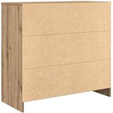  Komoda s ladicama artisan hrast 80x34x76 cm konstruirano drvo | Eponuda.com