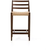 Kave Home Rjav/v naravni barvi barski stol iz masivnega hrasta (višina sedeža 65 cm) Analy – | Shoptok.si