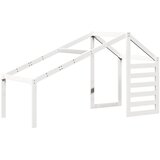  Visoki krevet s krovom bijeli 90 x 200 cm od masivne borovine | shoptok.hr