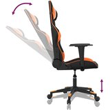  Igraća stolica crno-narančasta od umjetne kože | shoptok.hr