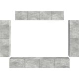 TV ormar 8 pcs Betonski sivi | shoptok.hr