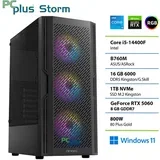gaming namizni računalnik Storm Core i5-14400F/16GB/NVMe SSD 1TB/Windows 11 Home/RTX 5060 8GB 148346