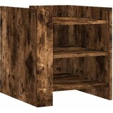  Noćni ormarić dimljena boja hrasta 45x50x50cm konstruirano drvo | shoptok.hr