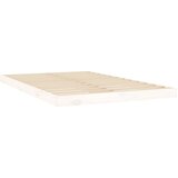  Okvir za krevet bijela 120x200 cm od masivne borovine | shoptok.hr