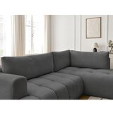 Bobochic Paris Tamno siva sklopiva/s prostorom za odlaganje kutna garnitura (s desnim kutom/u obliku slova L) Fuji – | shoptok.hr