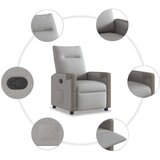  Ležaljka Oblačno siva tkanina | shoptok.hr
