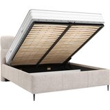Boxxx OBLAZINJENA POSTELJA 200 cm x 200 cm , tekstil bež | Shoptok.si