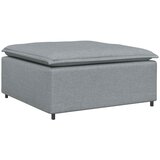  Modularna sofa s podnožjem i jastucima, tkanina, svijetlo siva | shoptok.hr