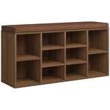  Klupa za cipele boja smeđeg hrasta 103x30x48 cm drvena | shoptok.hr